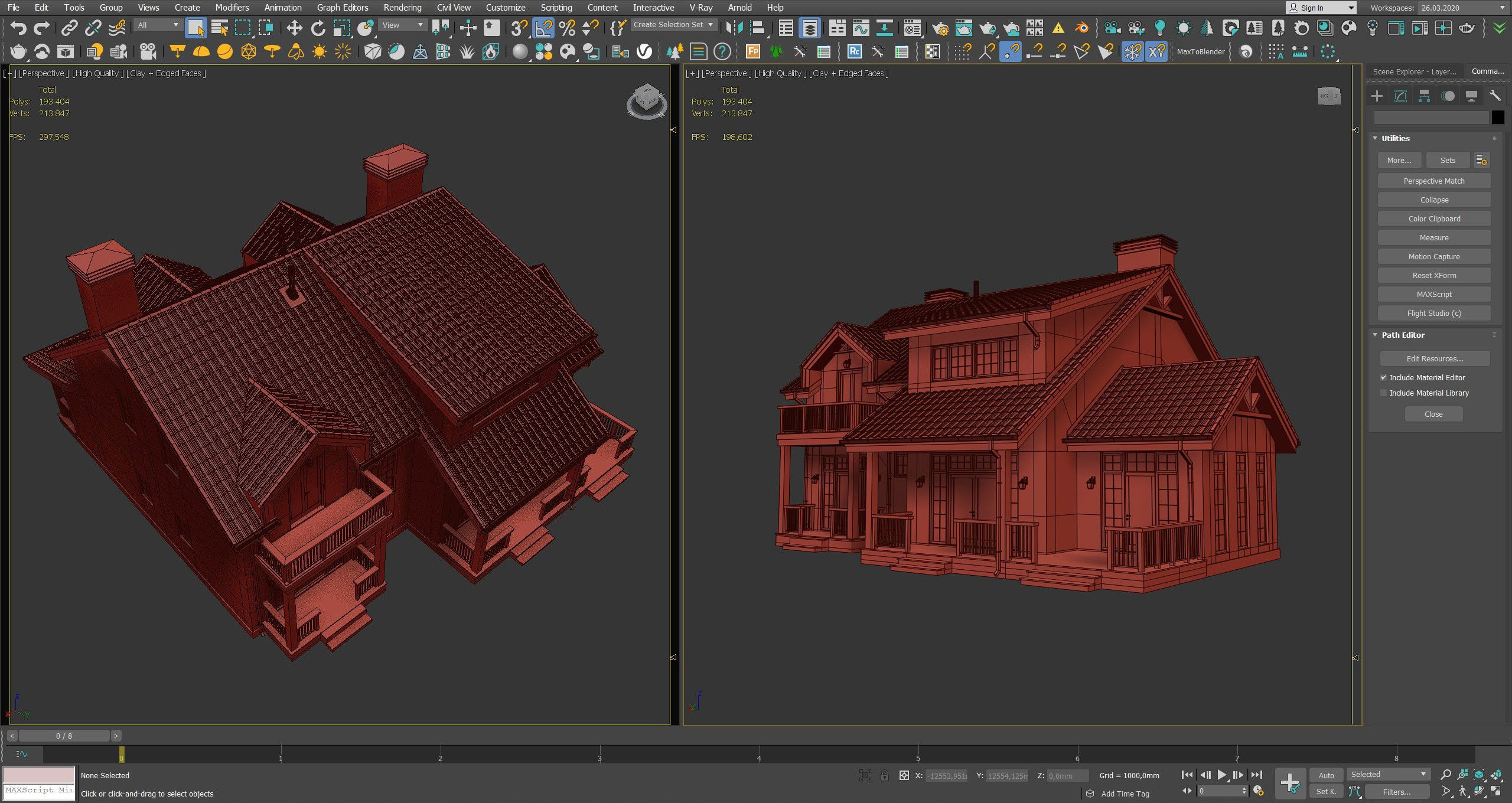 Modern house v51 3D model_22