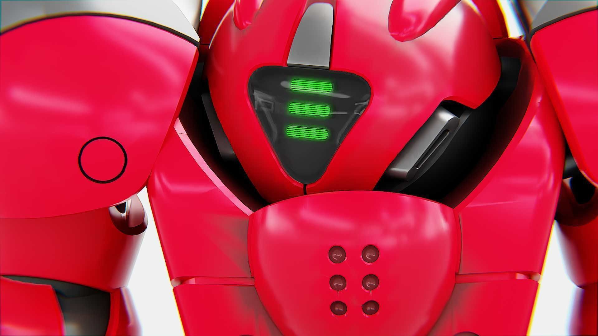 TOY BOT GROOMY  RIGGED 3D model_23