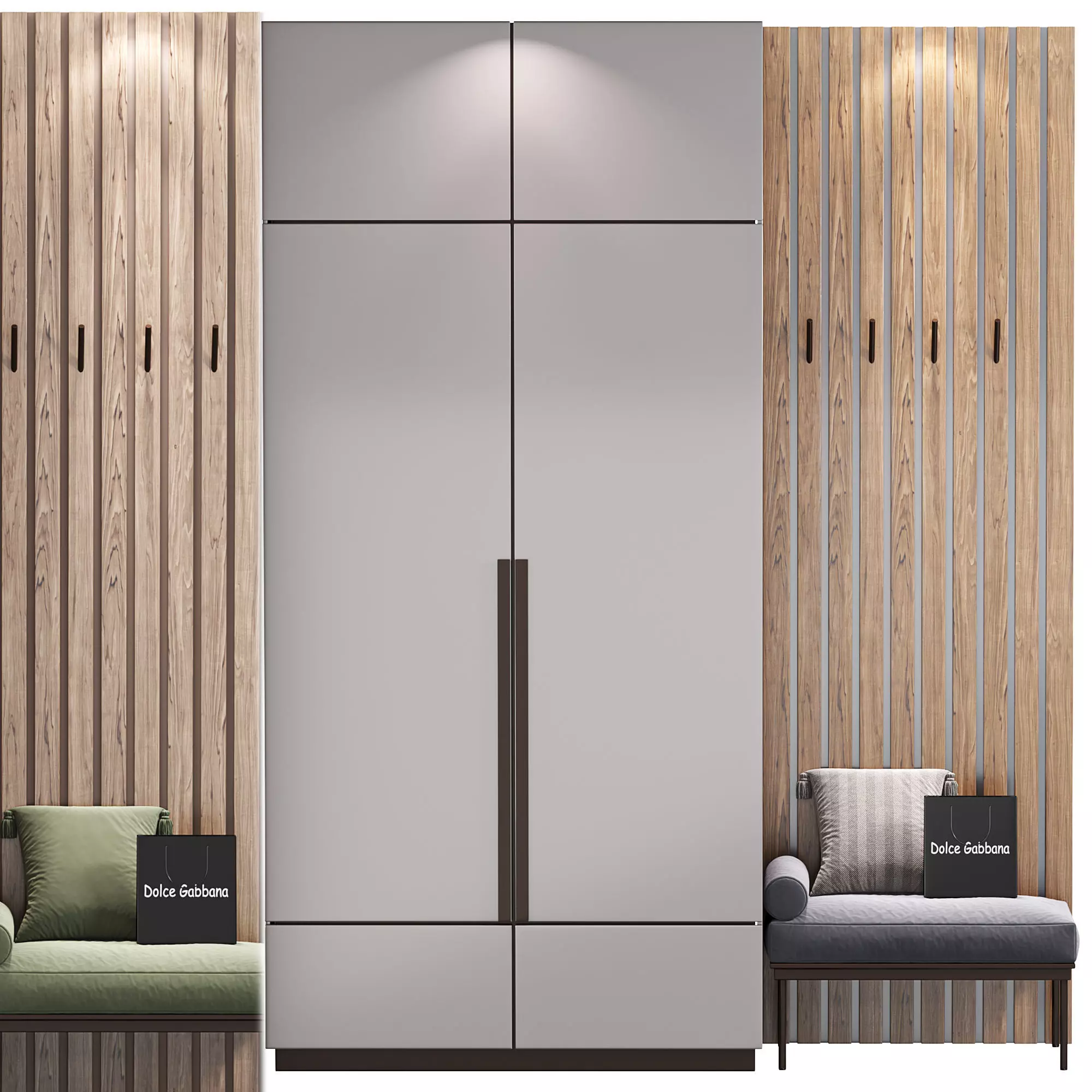 Hallway N01 3D model