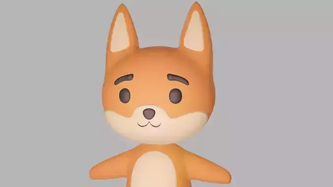 Fox Cartoon Character