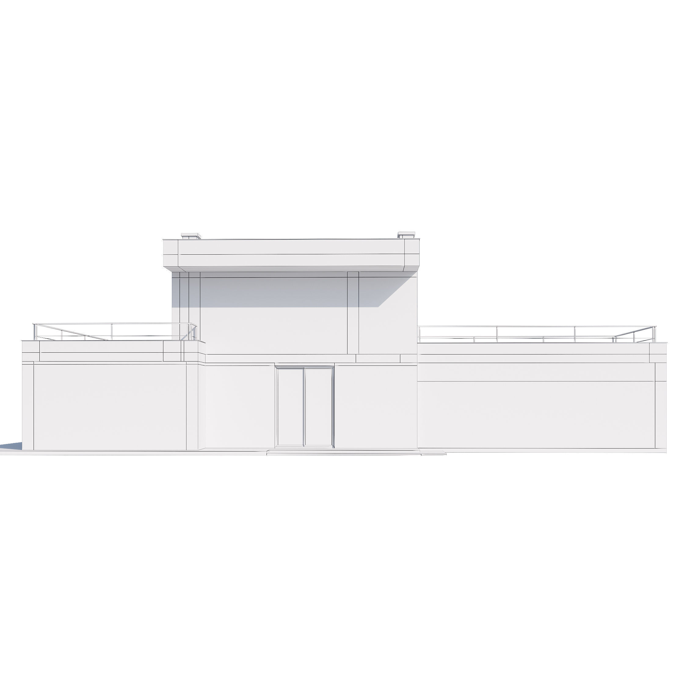 Modern house v55 3D model_24