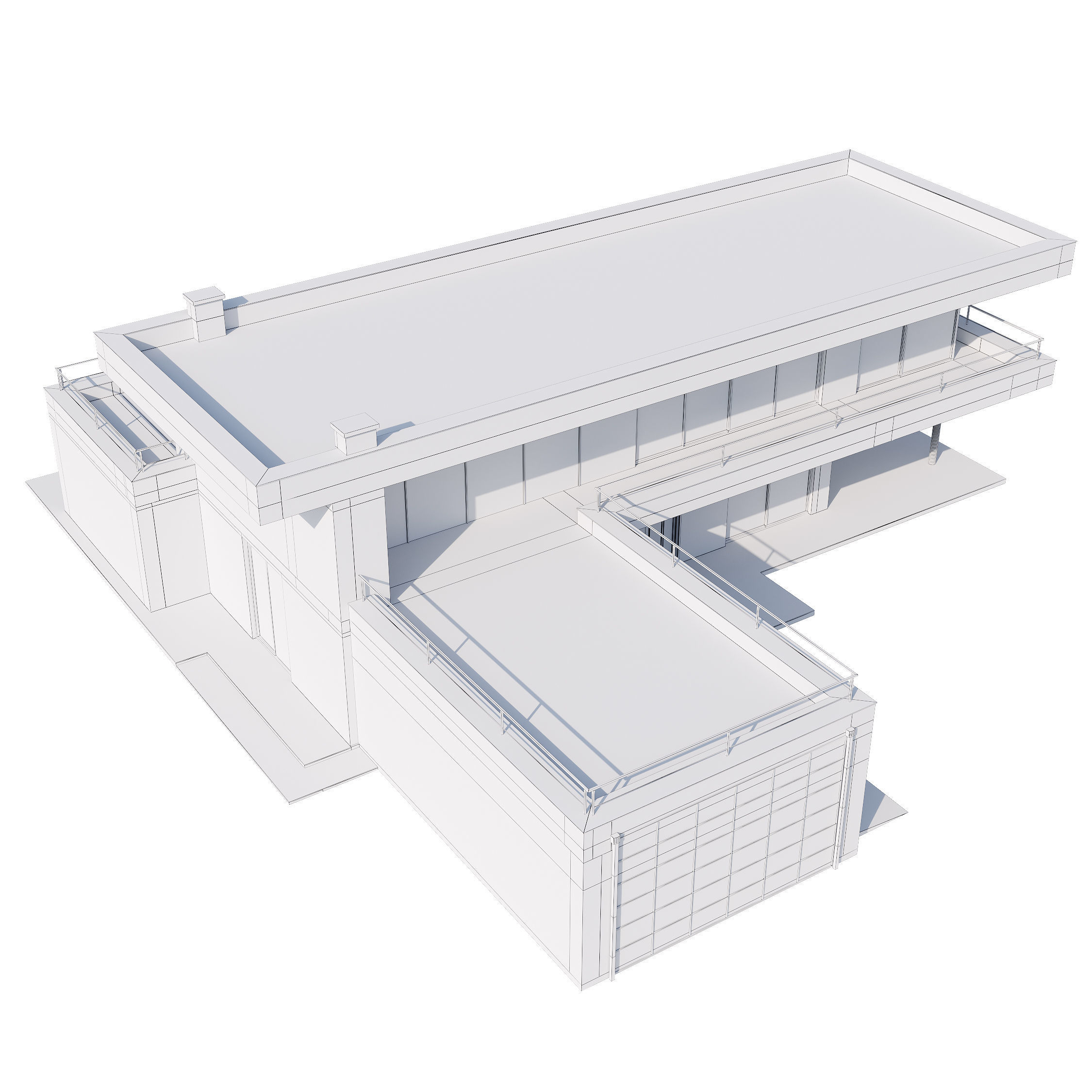 Modern house v55 3D model_26