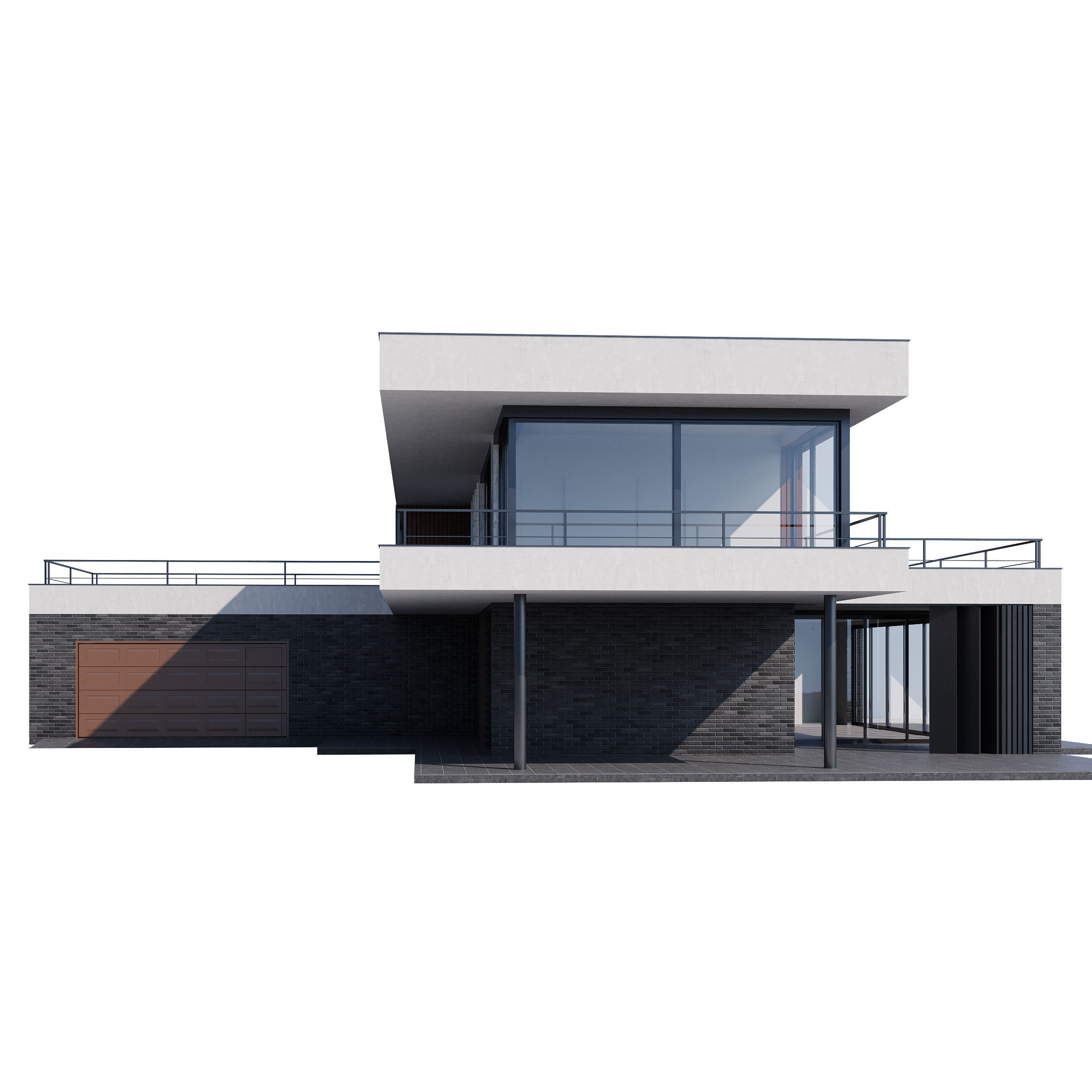 Modern house v55 3D model_15
