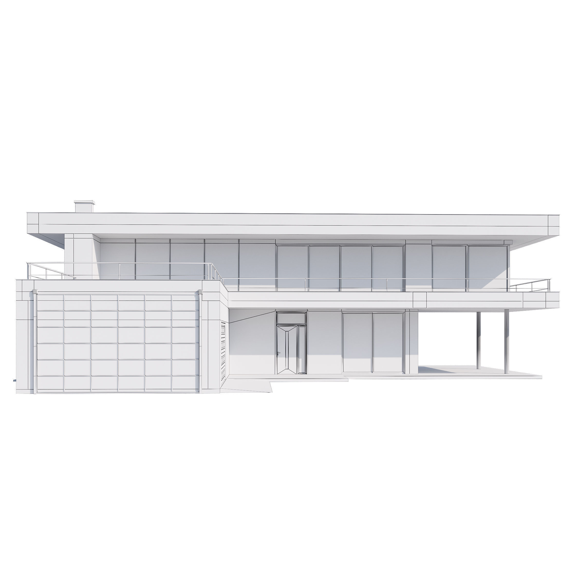 Modern house v55 3D model_25