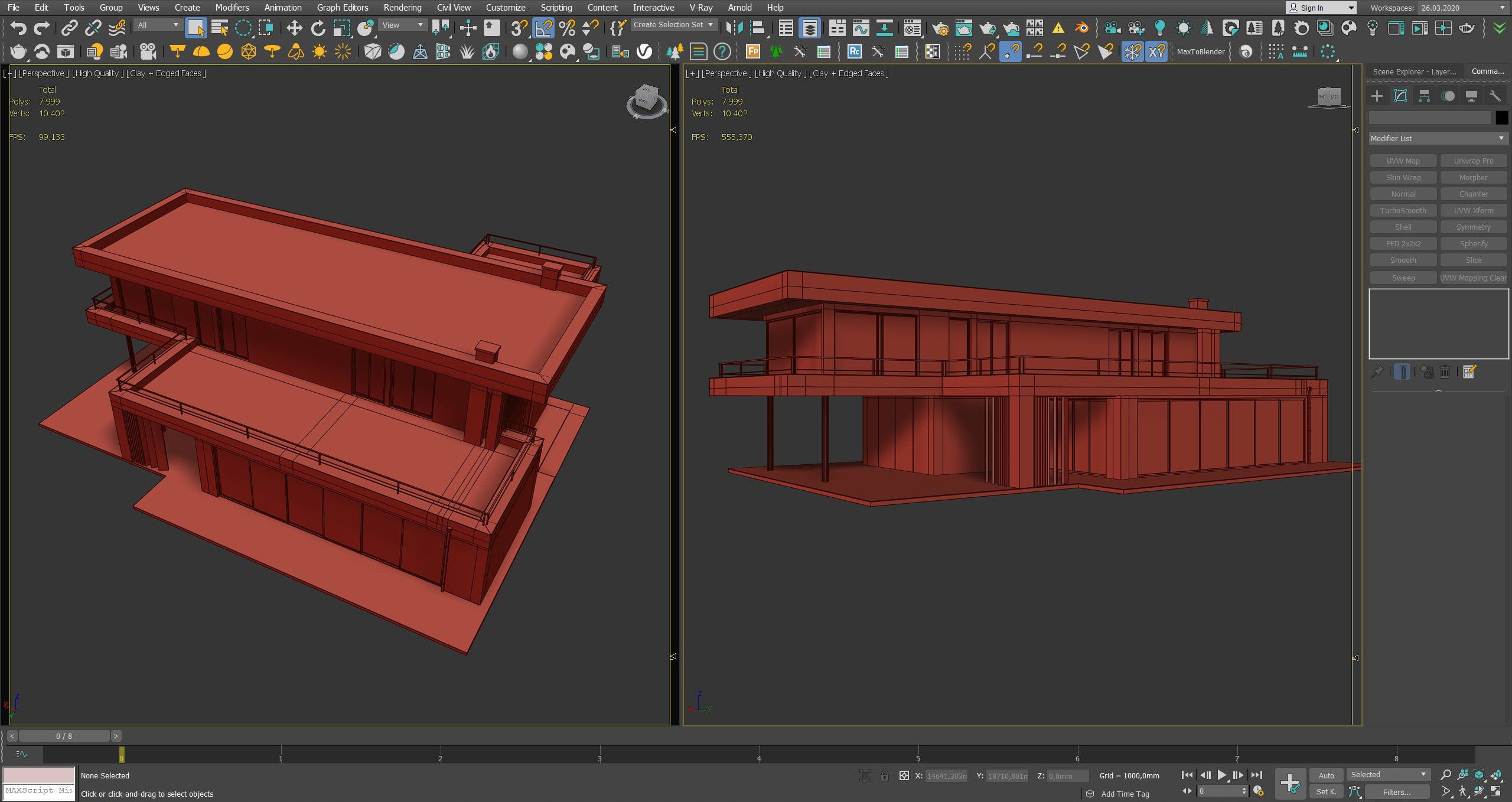 Modern house v55 3D model_30