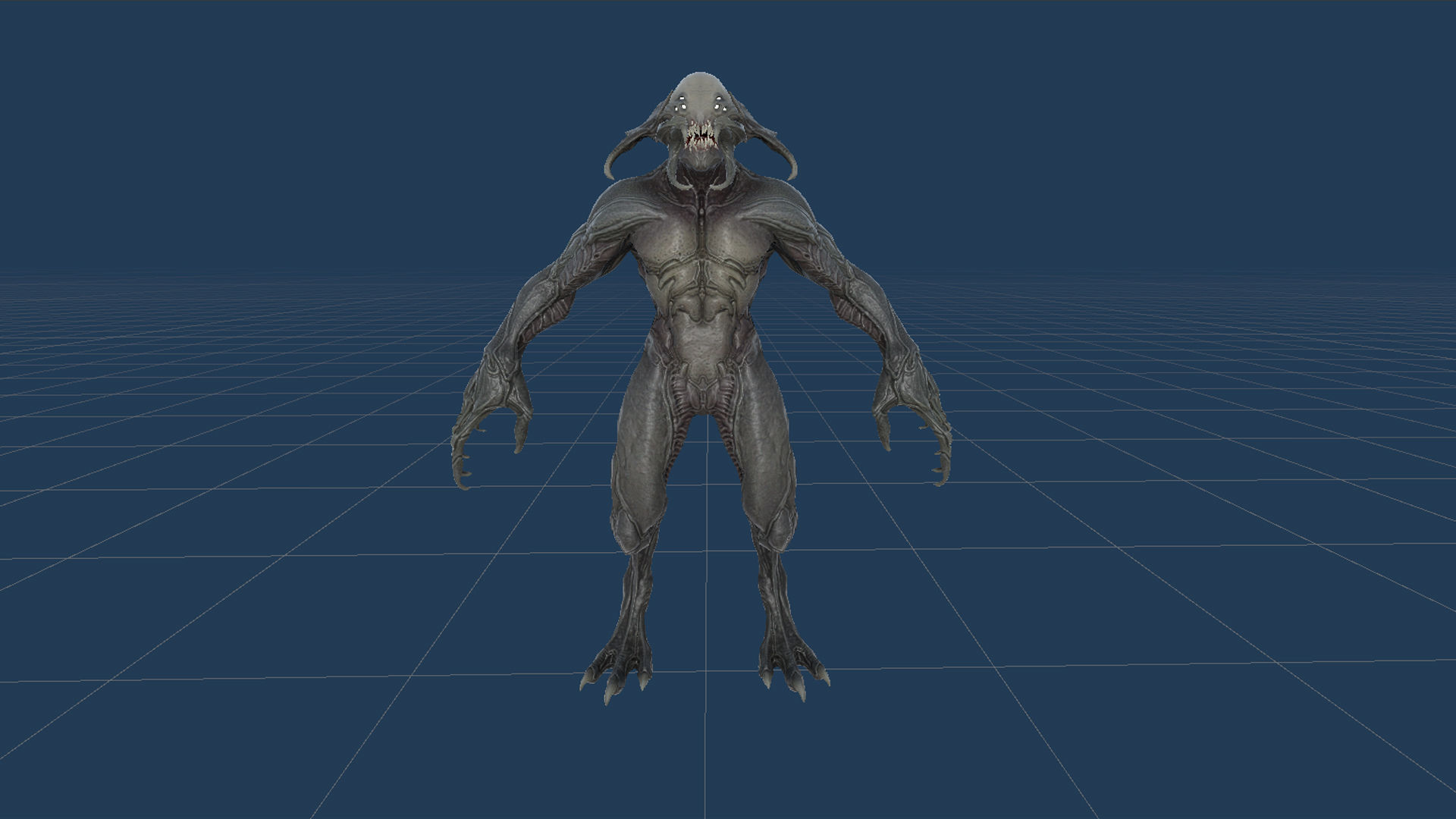 Demon Character 5 Low-poly 3D model_28