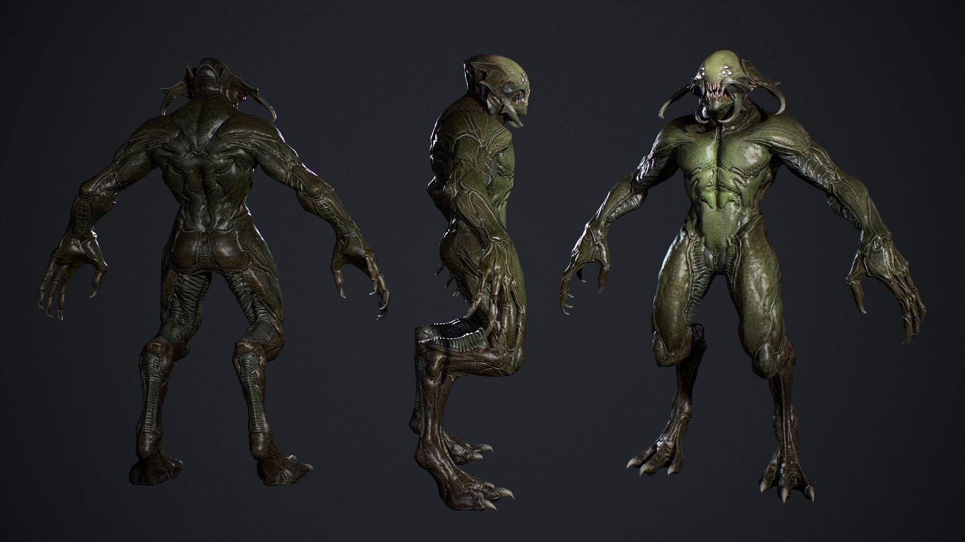 Demon Character 5 Low-poly 3D model_8