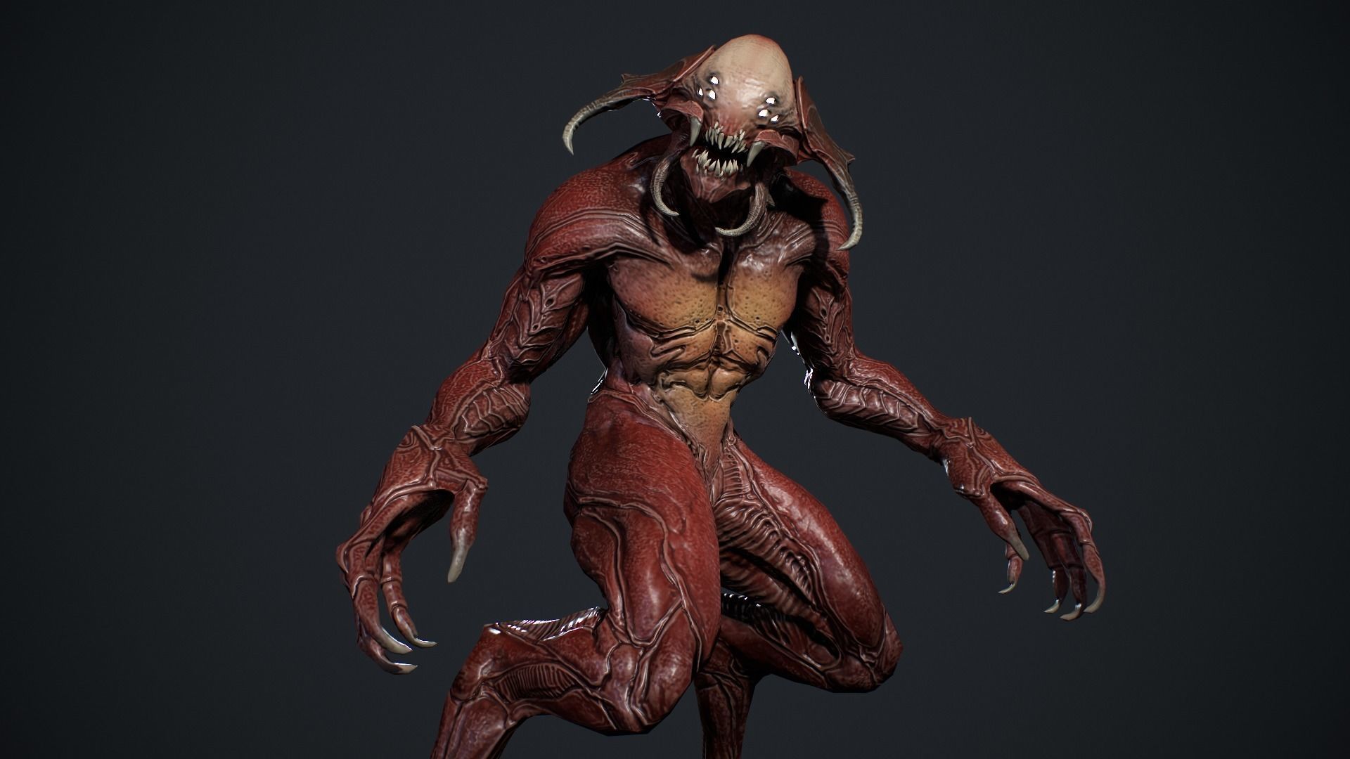 Demon Character 5 Low-poly 3D model_11