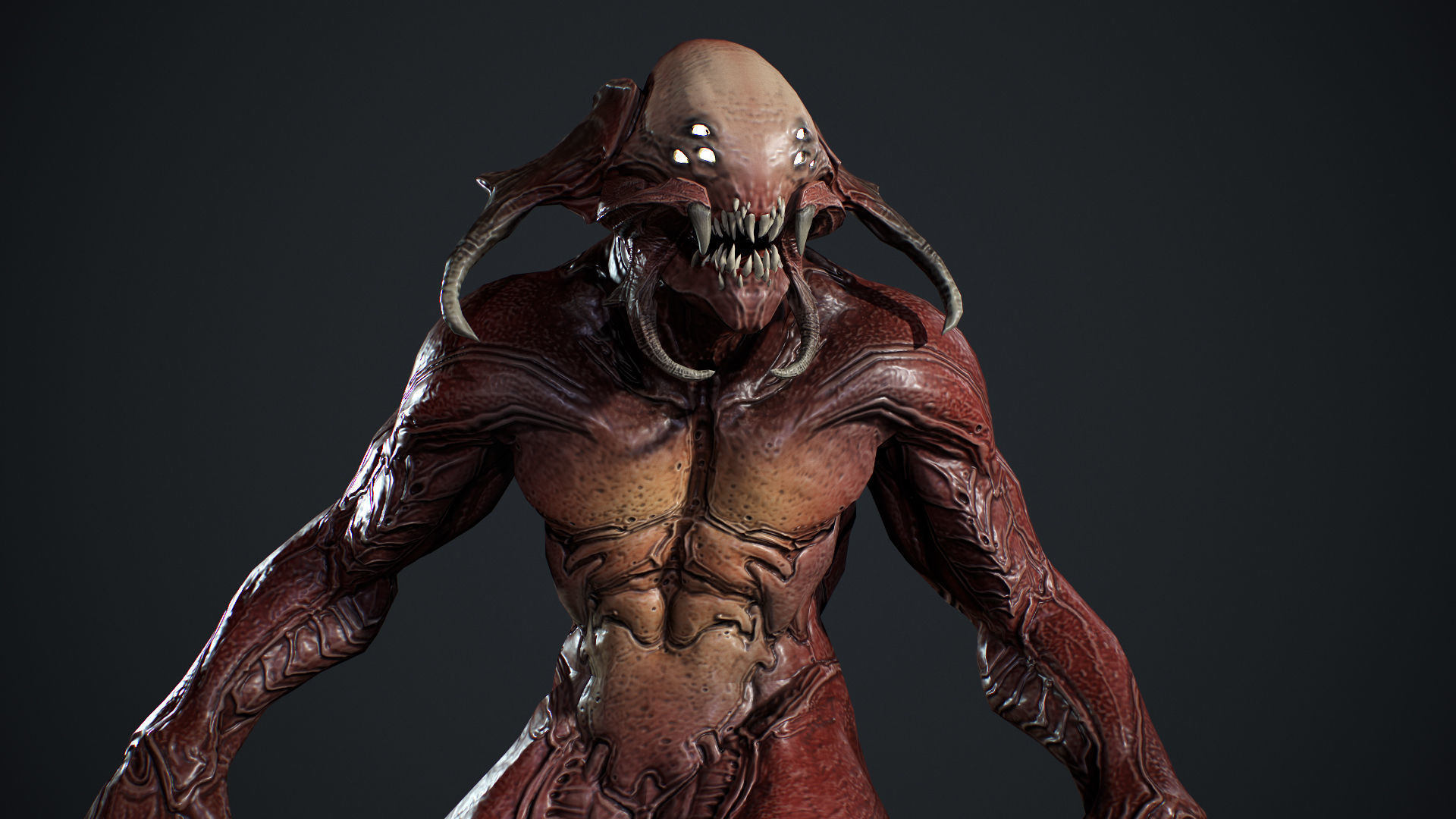 Demon Character 5 Low-poly 3D model_5
