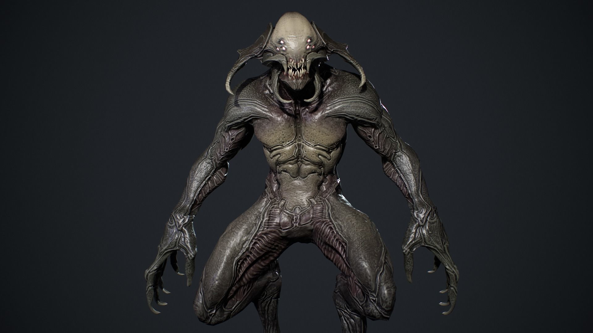 Demon Character 5 Low-poly 3D model_13