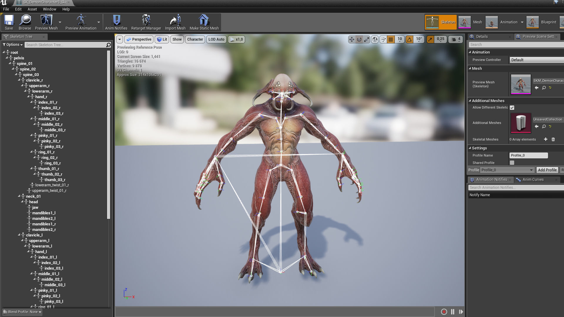 Demon Character 5 Low-poly 3D model_26