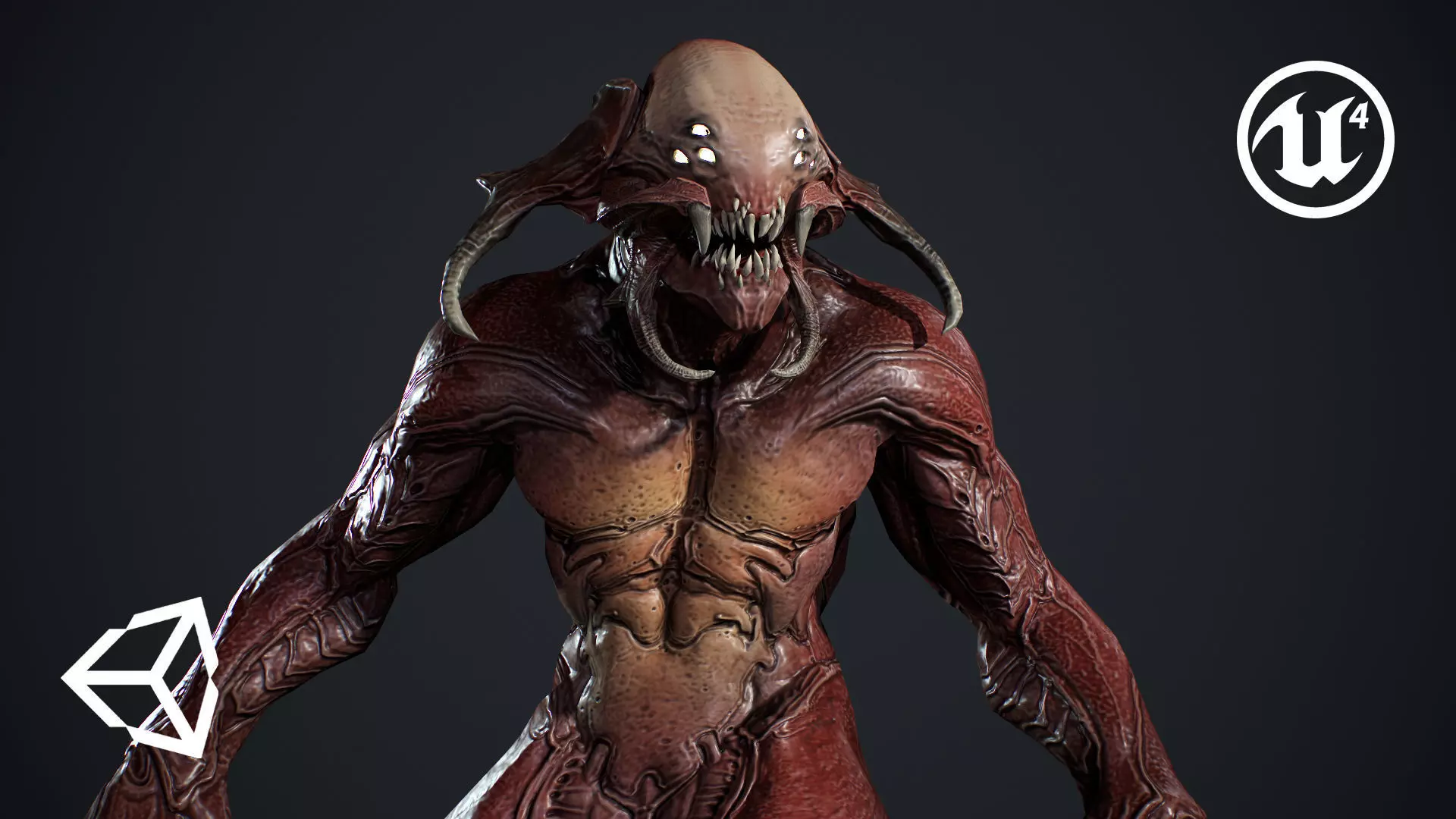 Demon Character 5 Low-poly 3D model_0