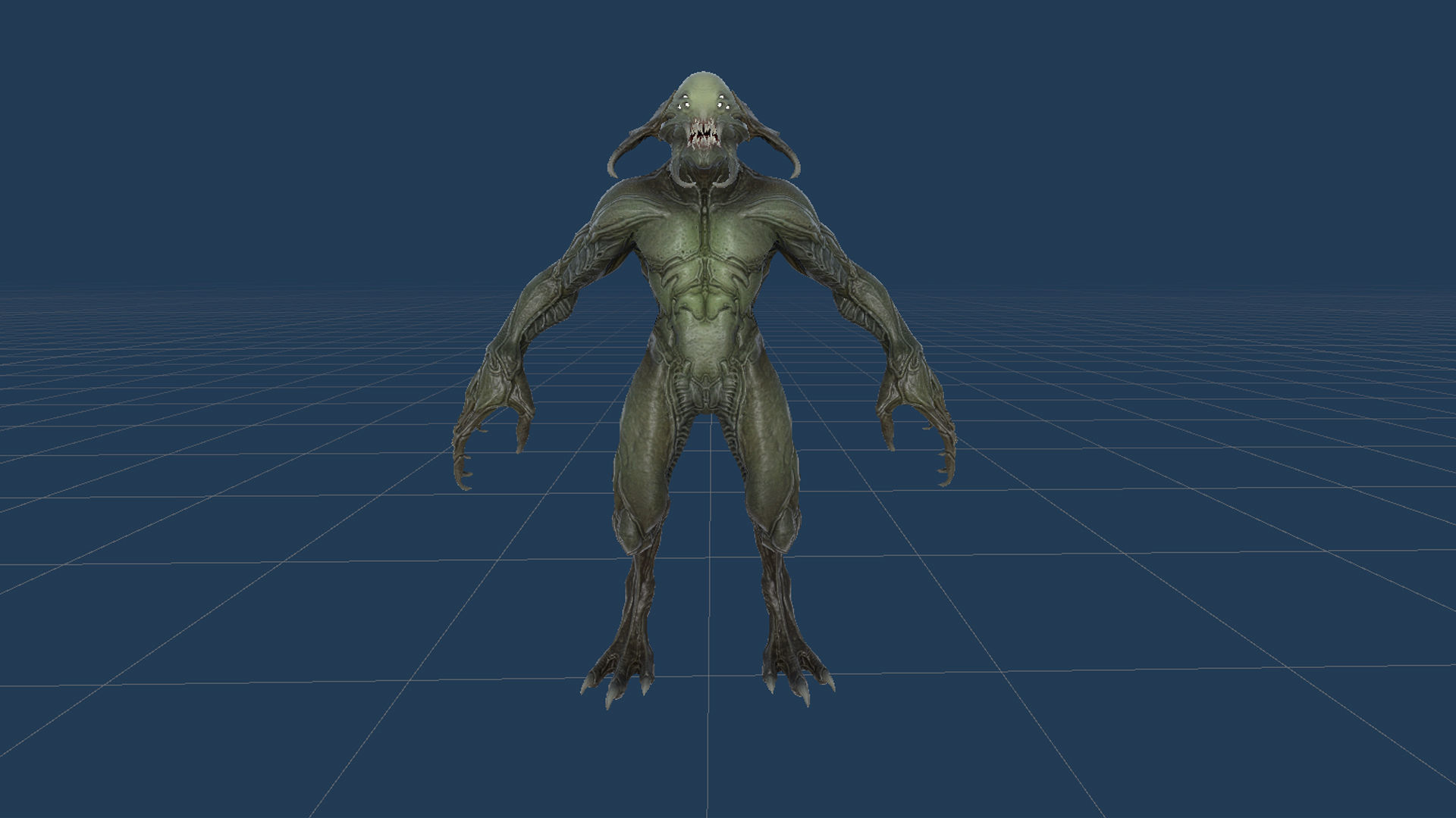 Demon Character 5 Low-poly 3D model_29