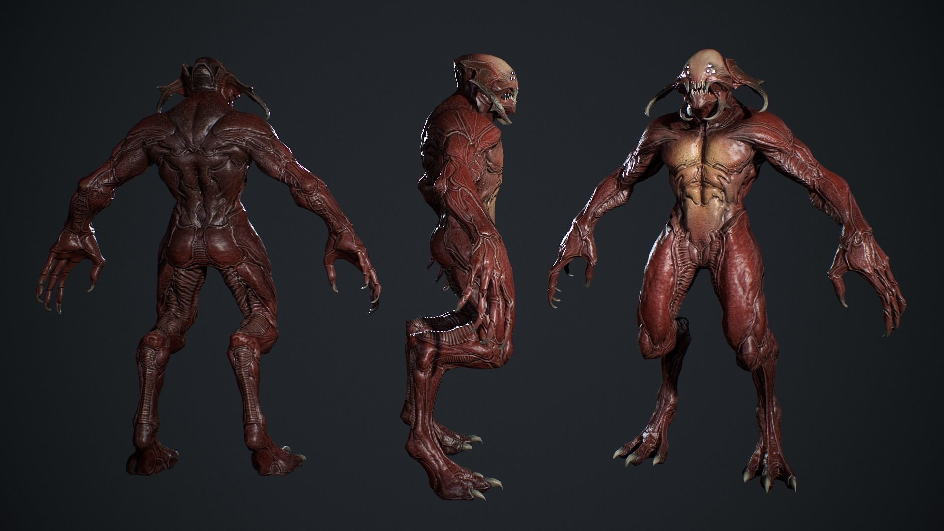 Demon Character 5 Low-poly 3D model_7