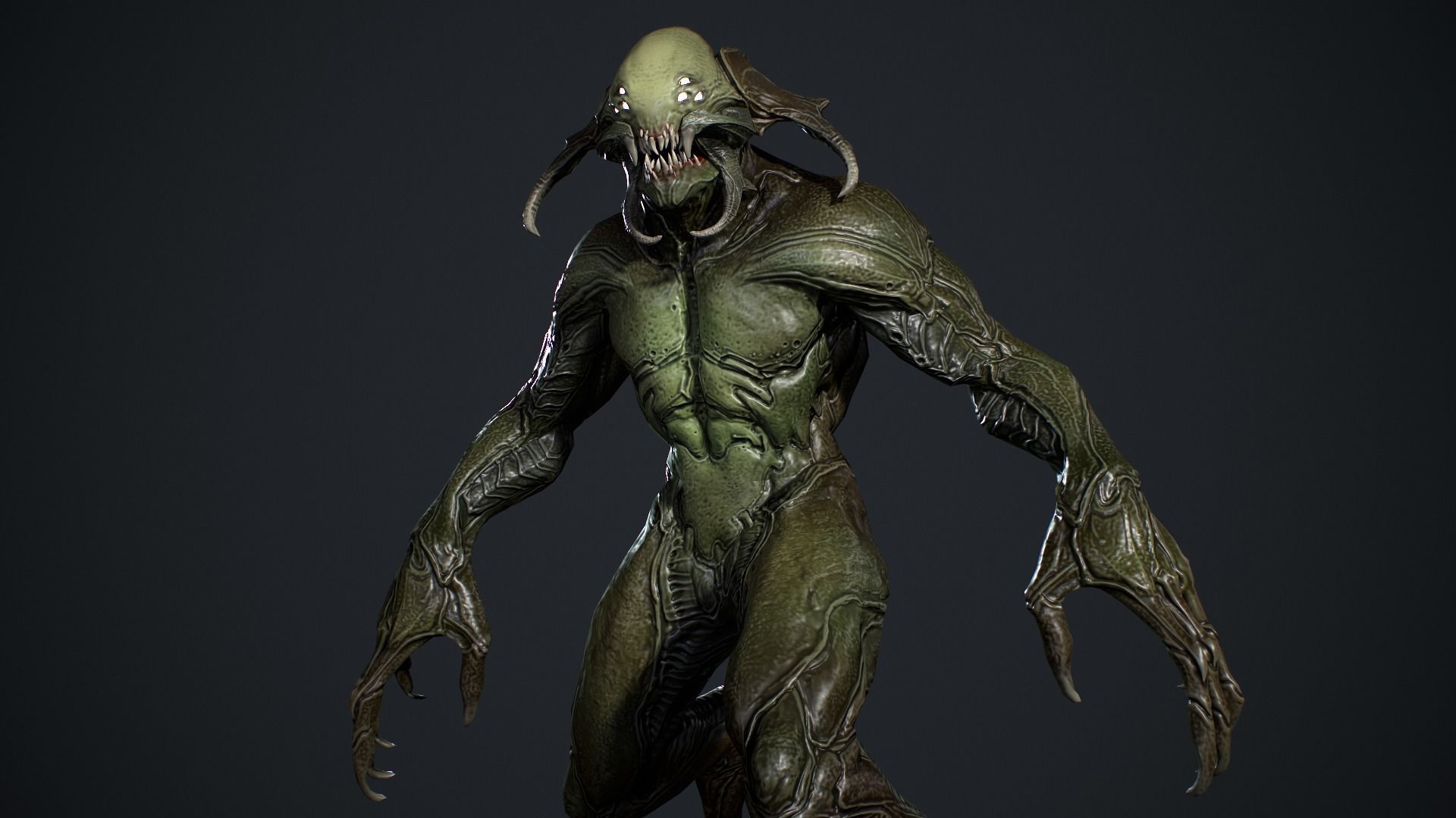 Demon Character 5 Low-poly 3D model_16