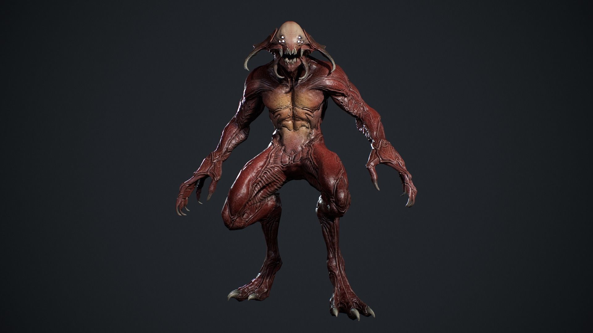 Demon Character 5 Low-poly 3D model_20