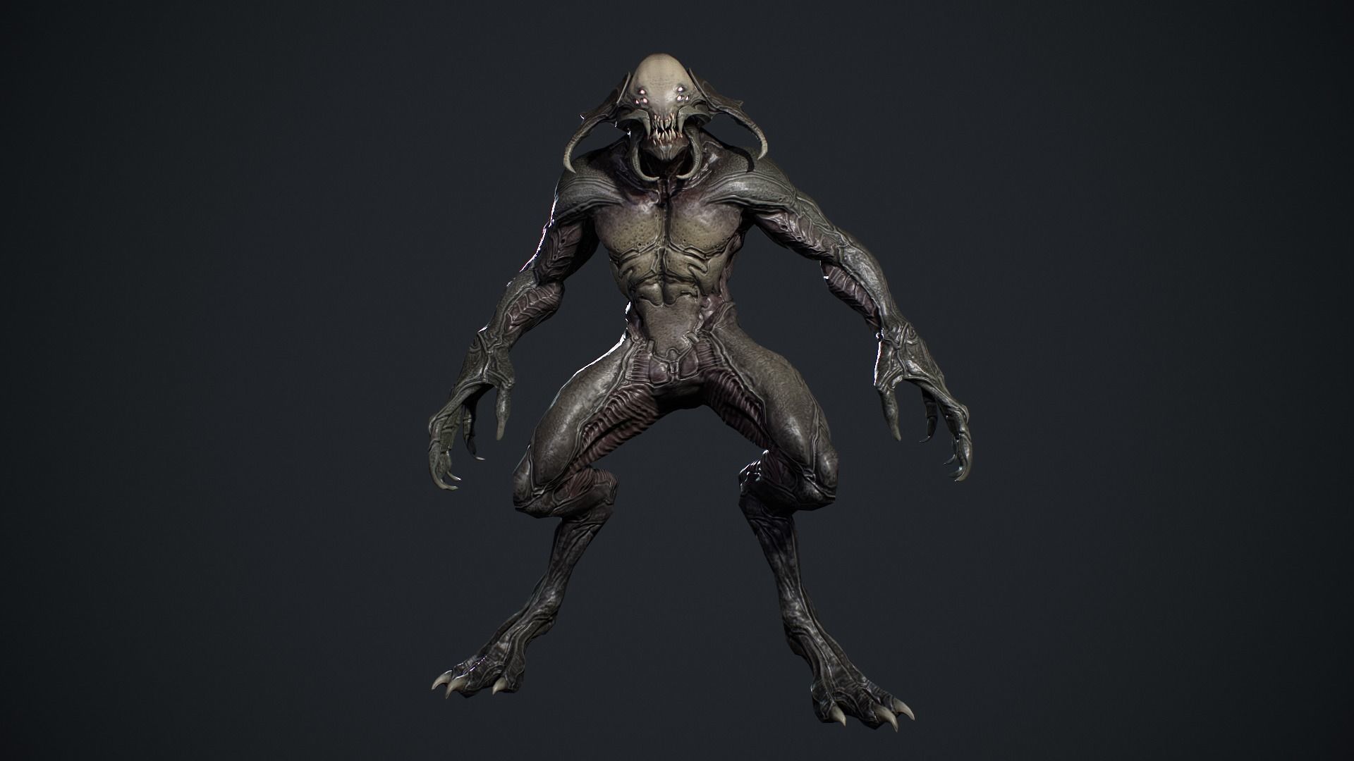 Demon Character 5 Low-poly 3D model_15