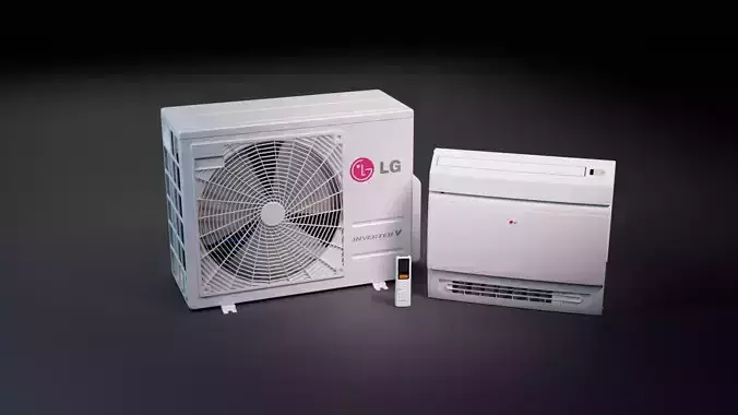 AC LG Air Conditioner - LG Standard-Inverter  3D model