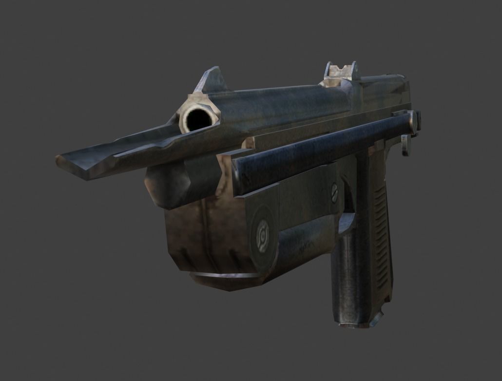 3D model pm63 rak weapon VR / AR / low-poly | CGTrader