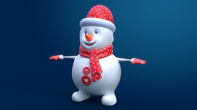 Snowman 3D model