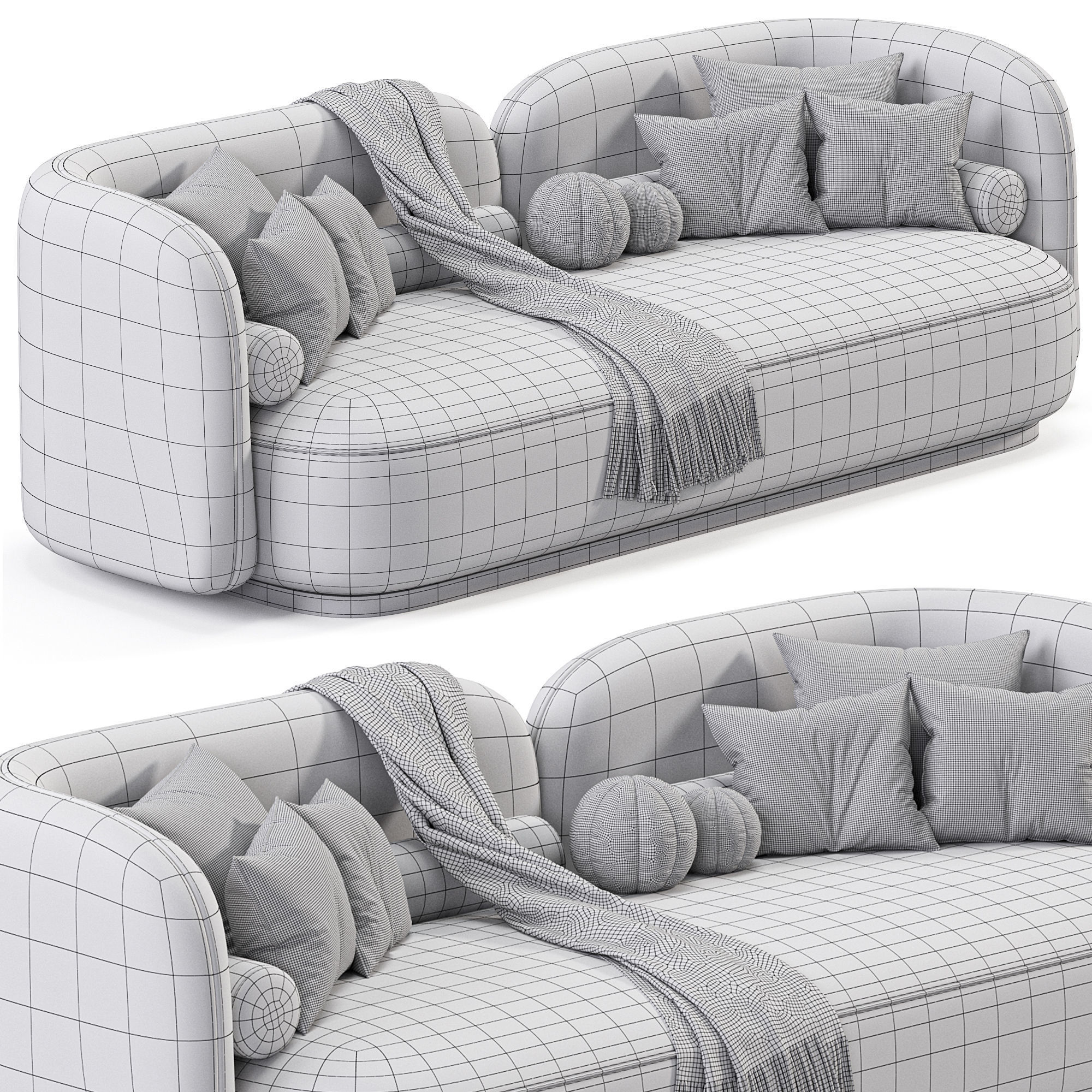 BODRUM SOFA 3D model_4