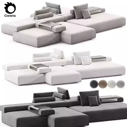 CINDER BLOCK Sofa 3D model