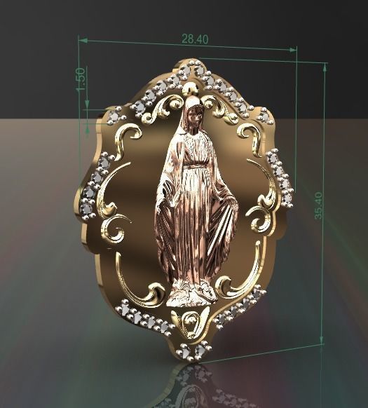 virgin pingent 3d model 3D print model_2