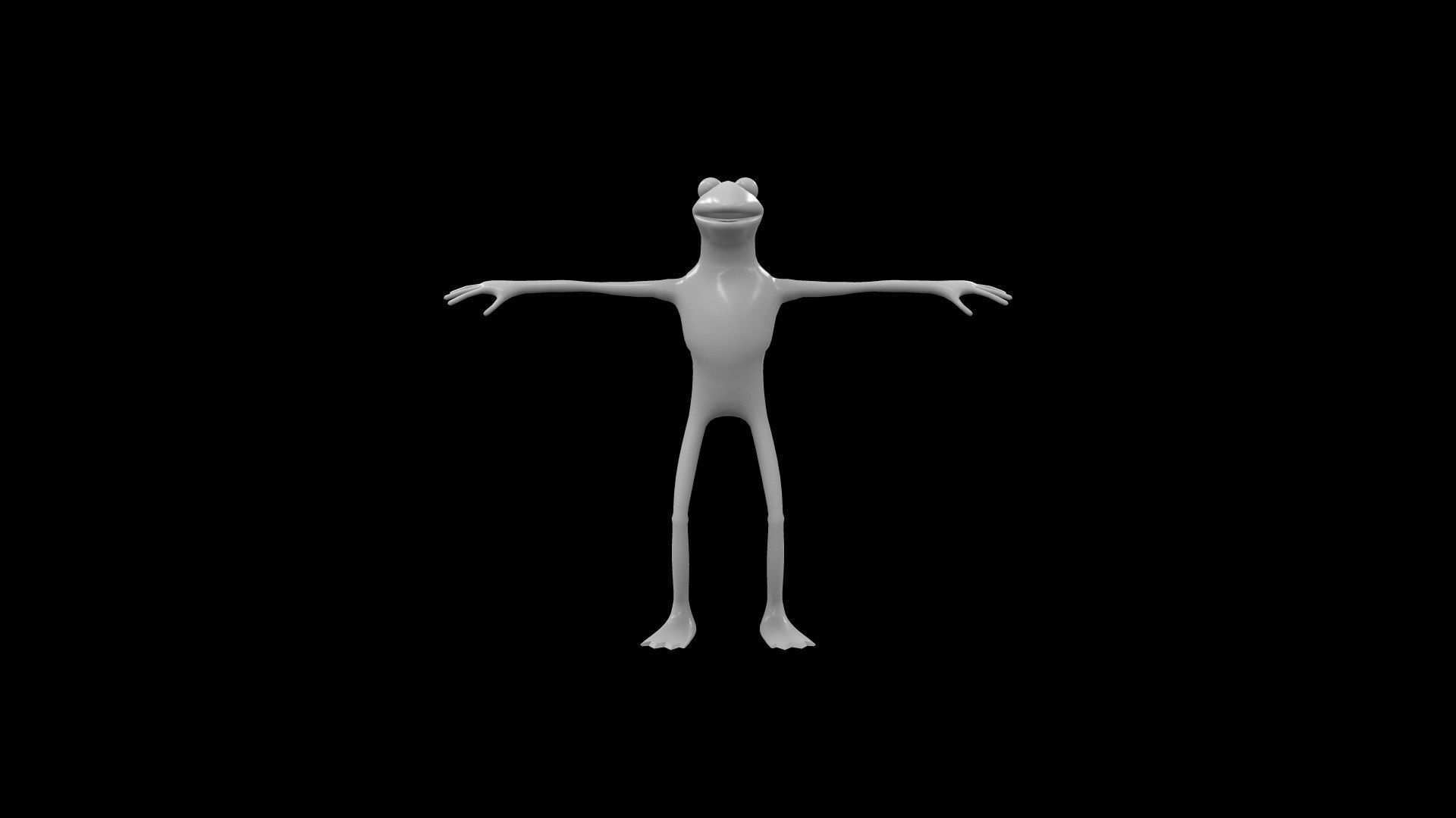 KERM001 Rigged Kermit 3D model_2