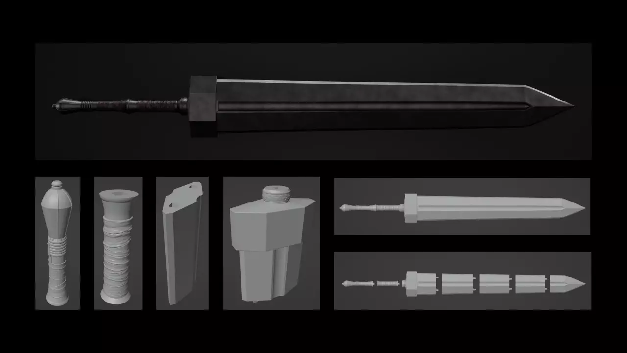 Elden Ring The Greatsword 3D Print 3D print model_0