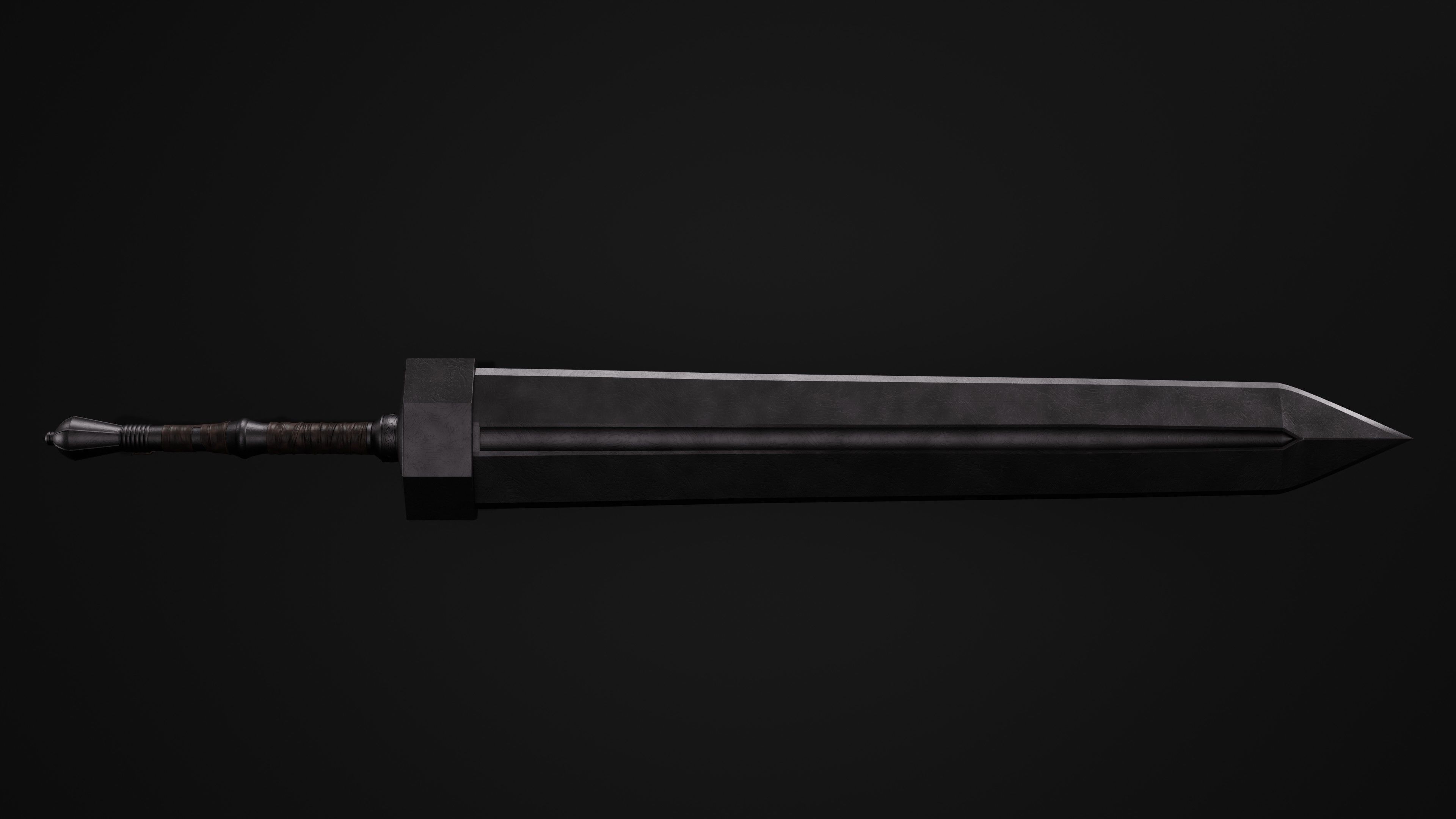 Elden Ring The Greatsword 3D Print 3D print model_1