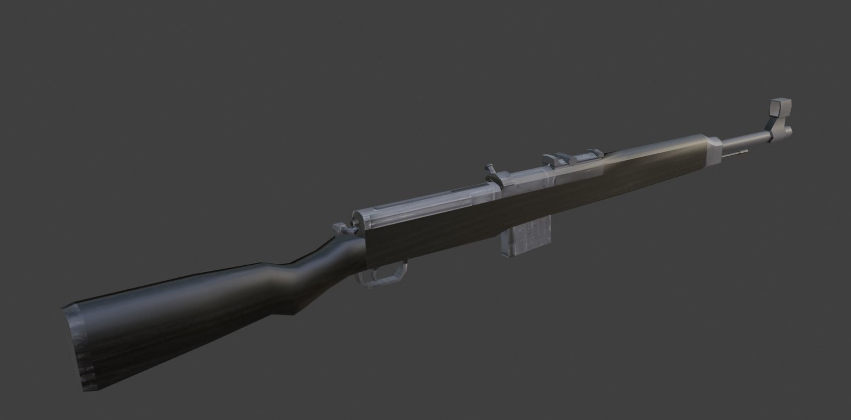 gun g43 Low-poly 3D model_1