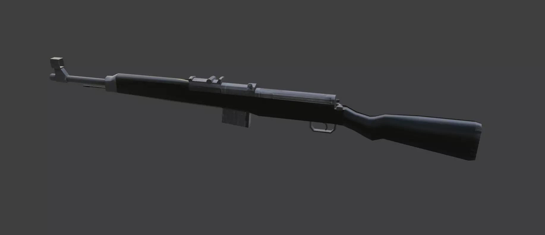 gun g43 Low-poly 3D model_0