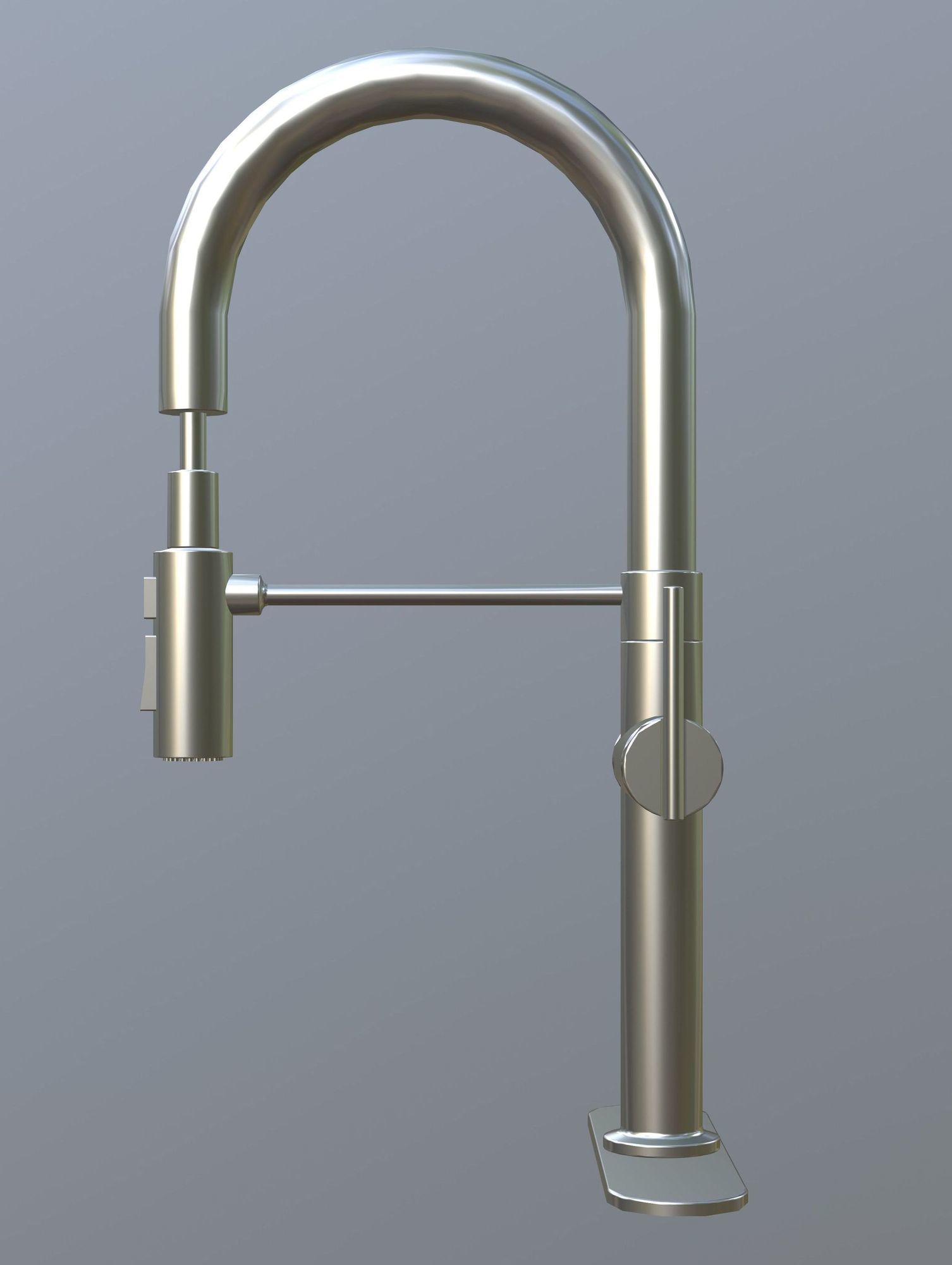 Sink faucet 3D model_3