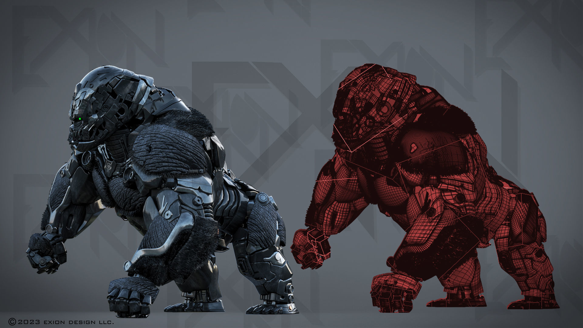 Transformers Optimus Primal ROTB Beast Form 3D model_8