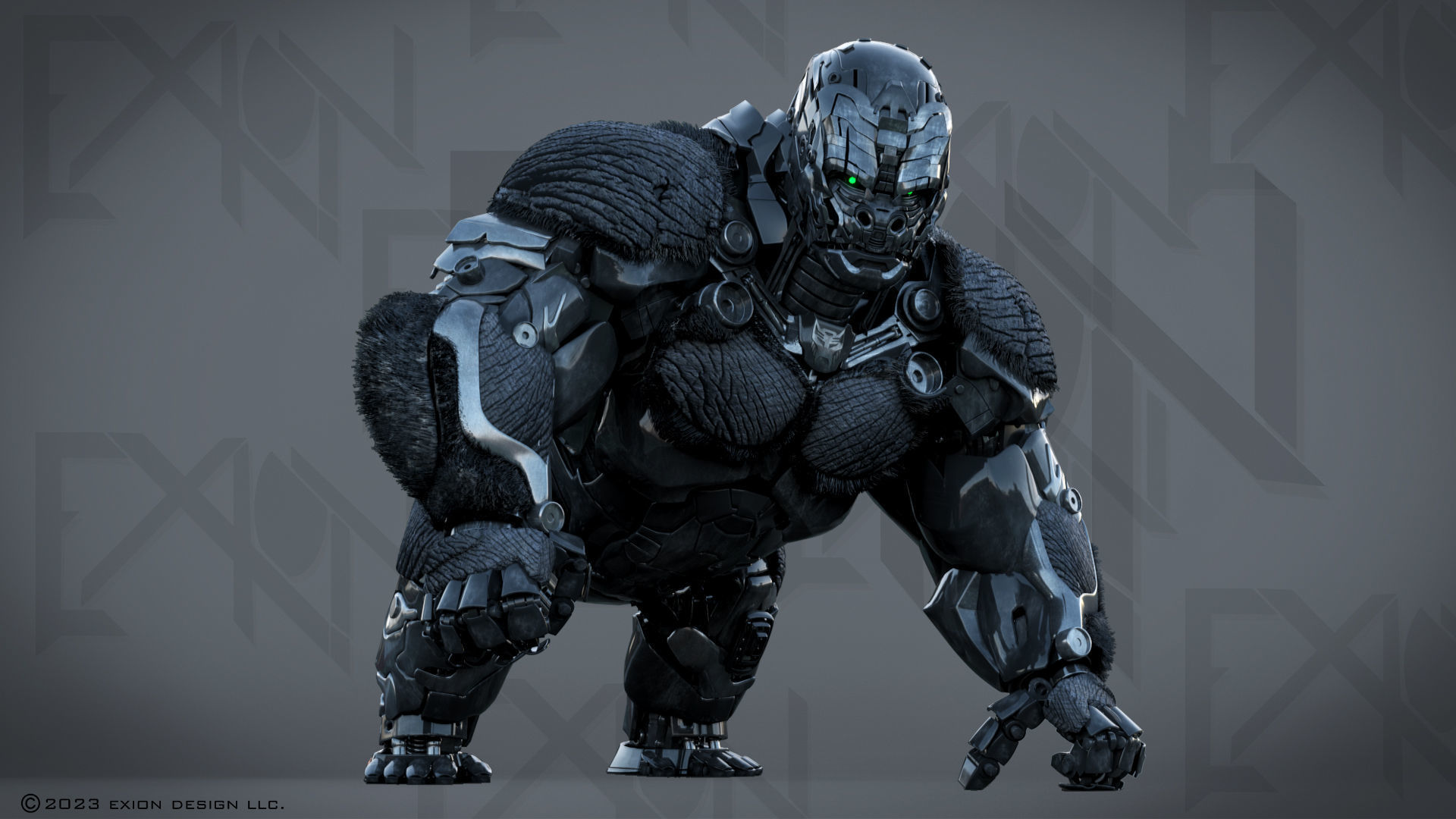 Transformers Optimus Primal ROTB Beast Form 3D model_2