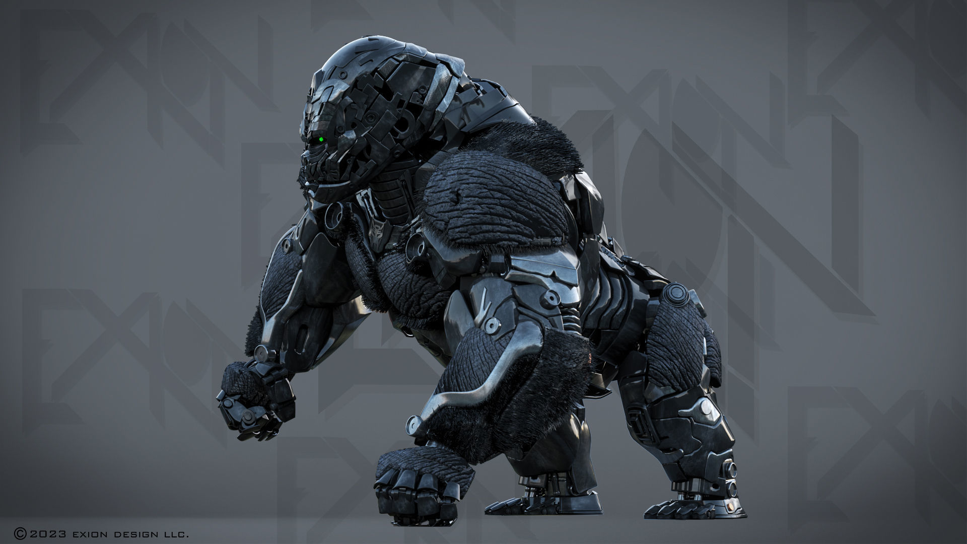 Transformers Optimus Primal ROTB Beast Form 3D model_7