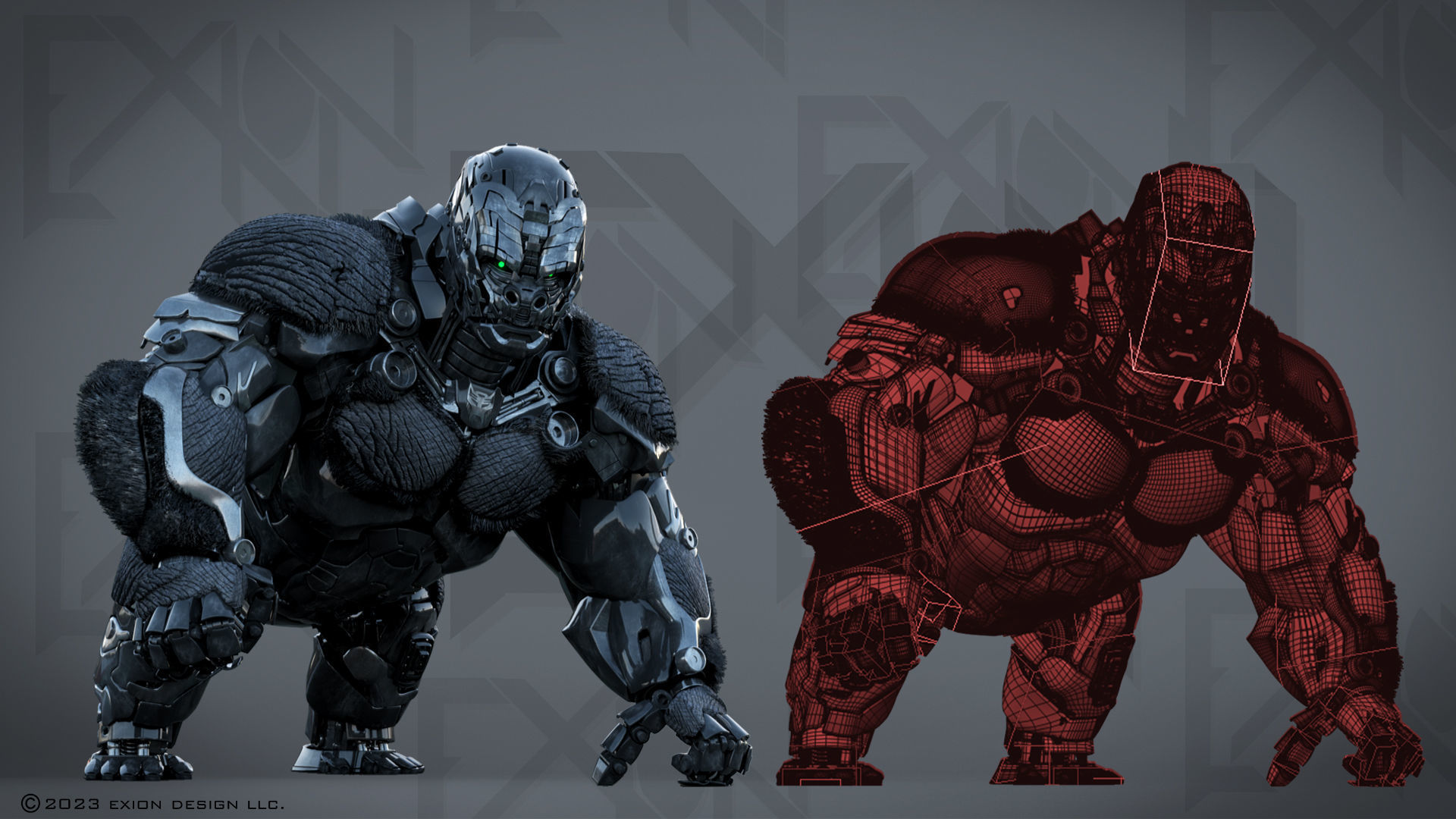 Transformers Optimus Primal ROTB Beast Form 3D model_5