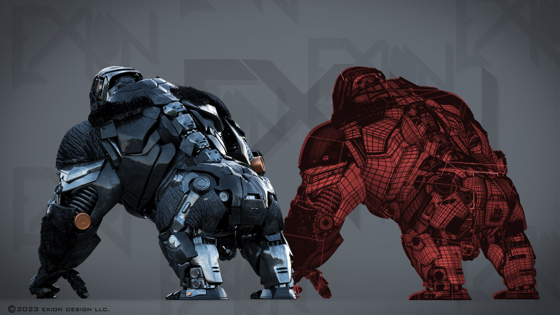 Transformers Optimus Primal ROTB Beast Form 3D model_9