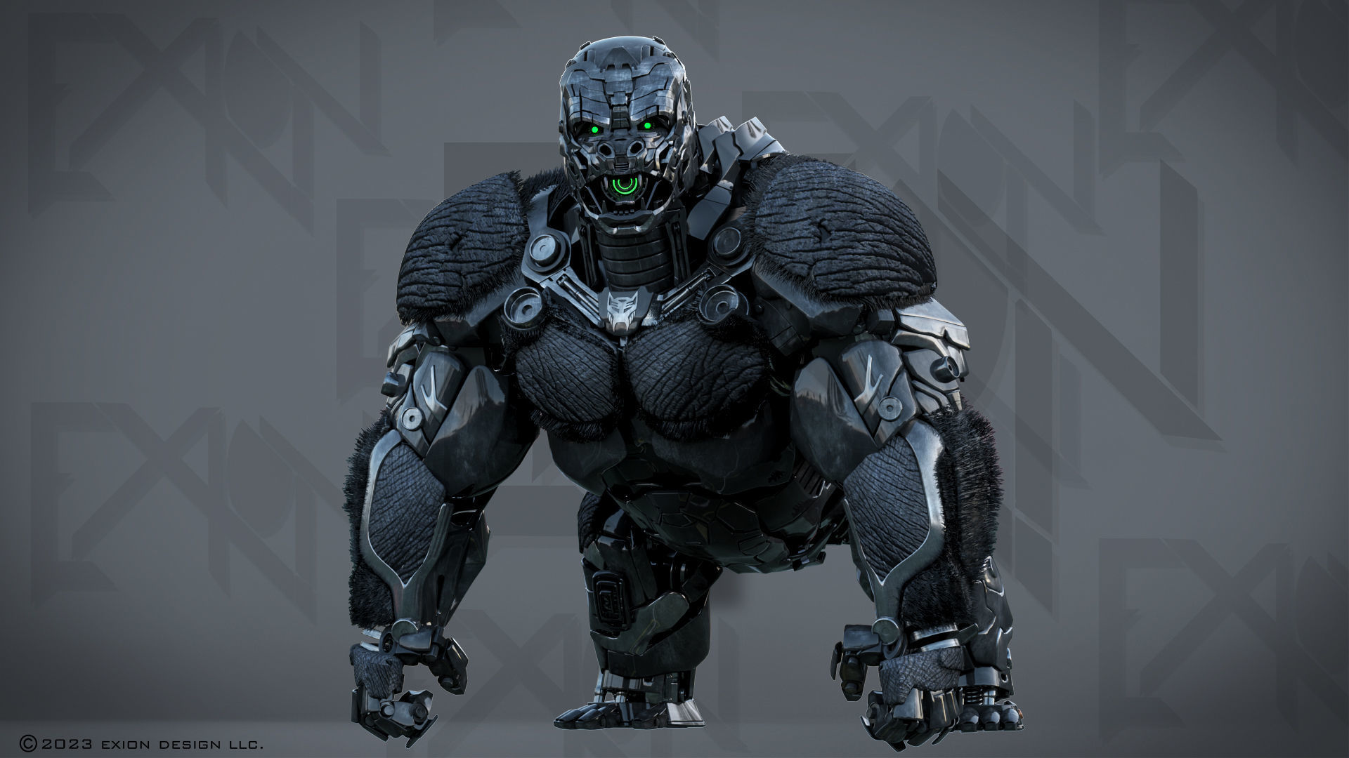 Transformers Optimus Primal ROTB Beast Form 3D model_4