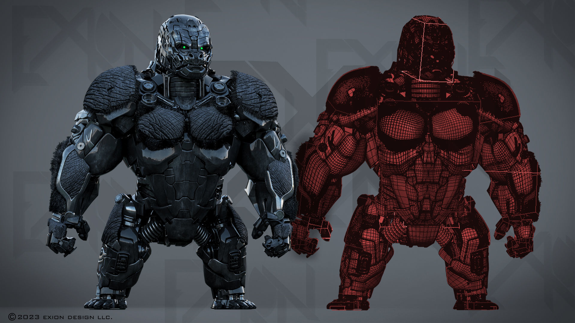 Transformers Optimus Primal ROTB Beast Form 3D model_11