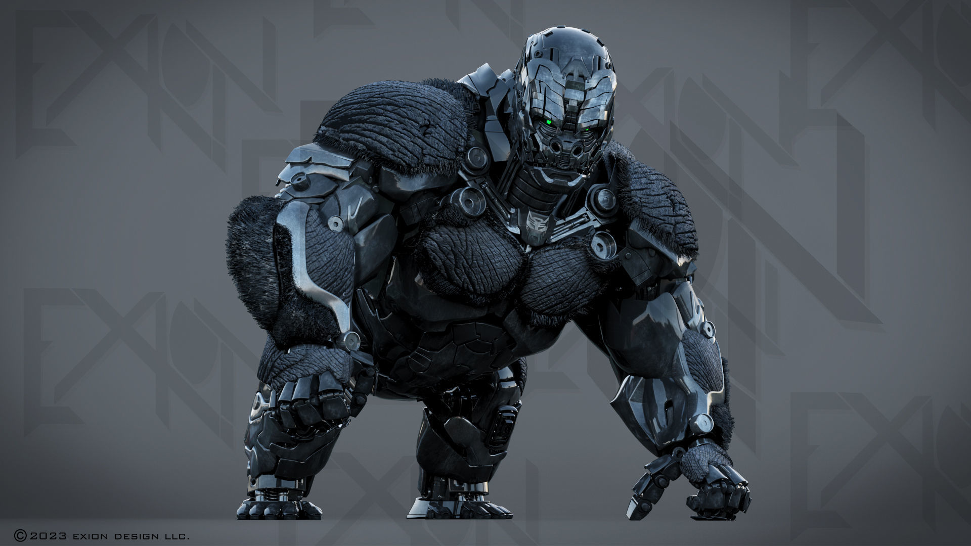 Transformers Optimus Primal ROTB Beast Form 3D model_1