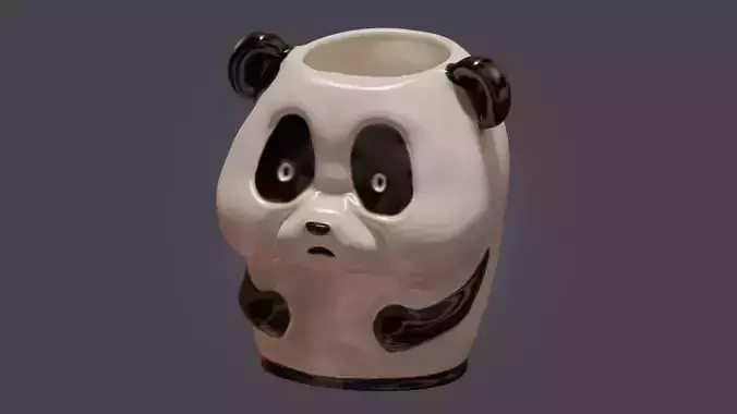 Pen Cup Holder panda shape