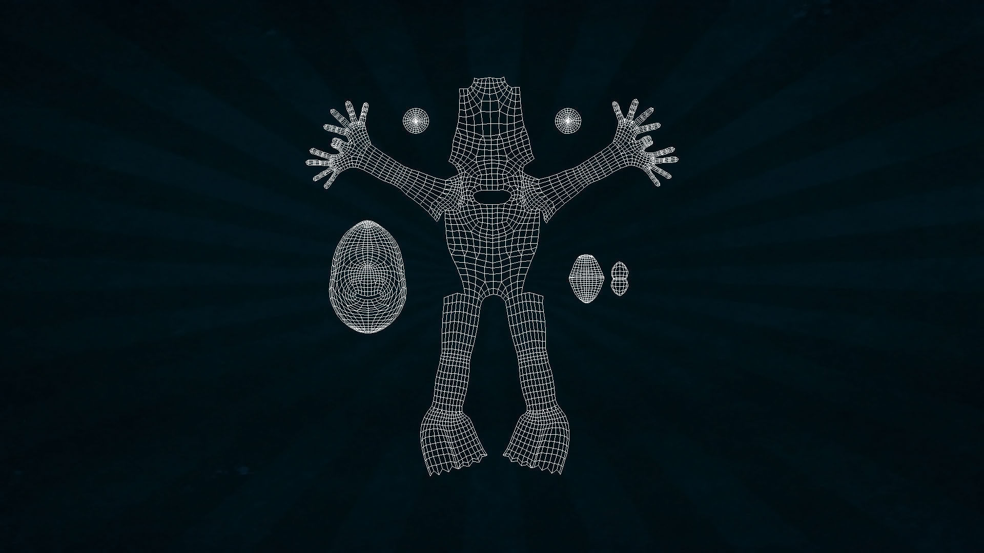 KERM-002 Kermit Walking Animation 3D model_9