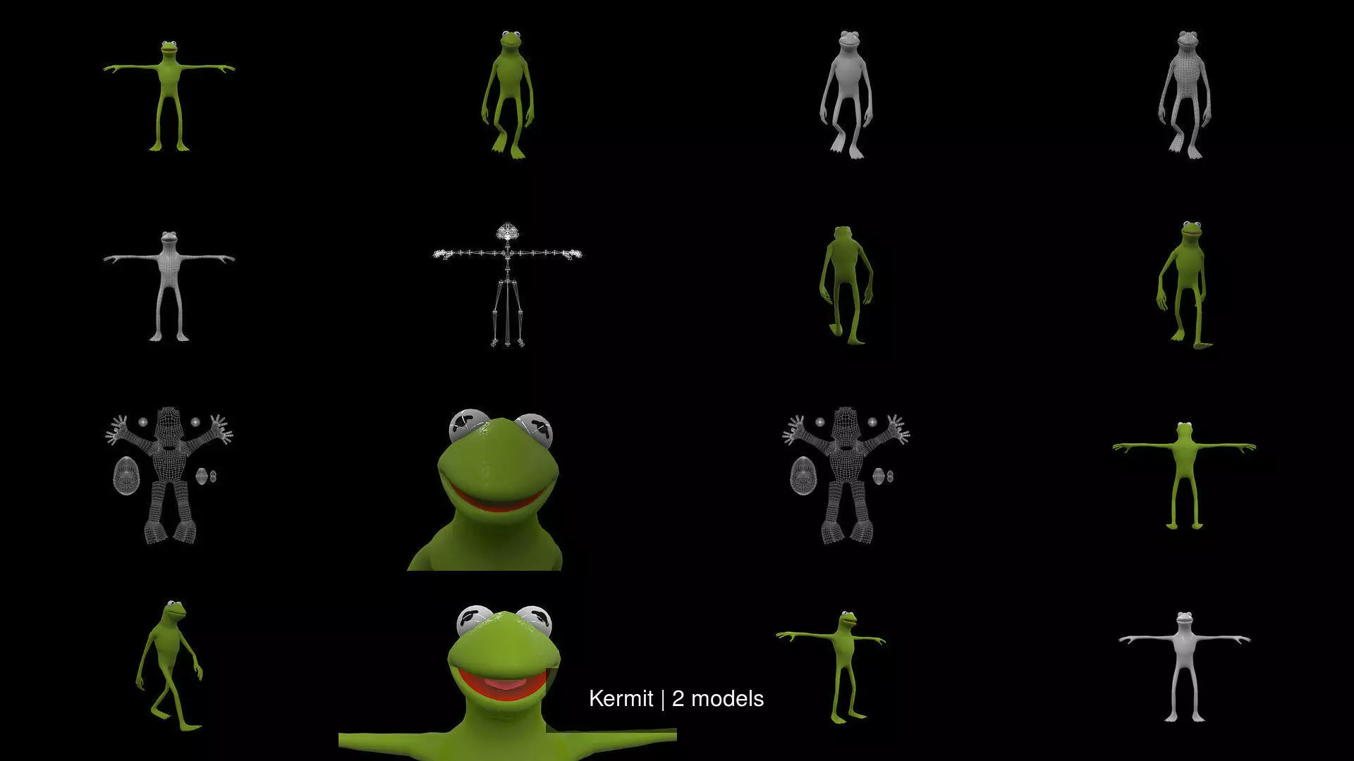 Kermit 3D Model Collection_3