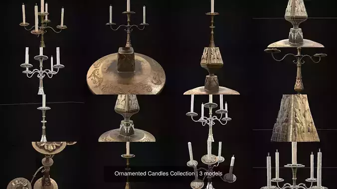 Ornamented Candles Collection