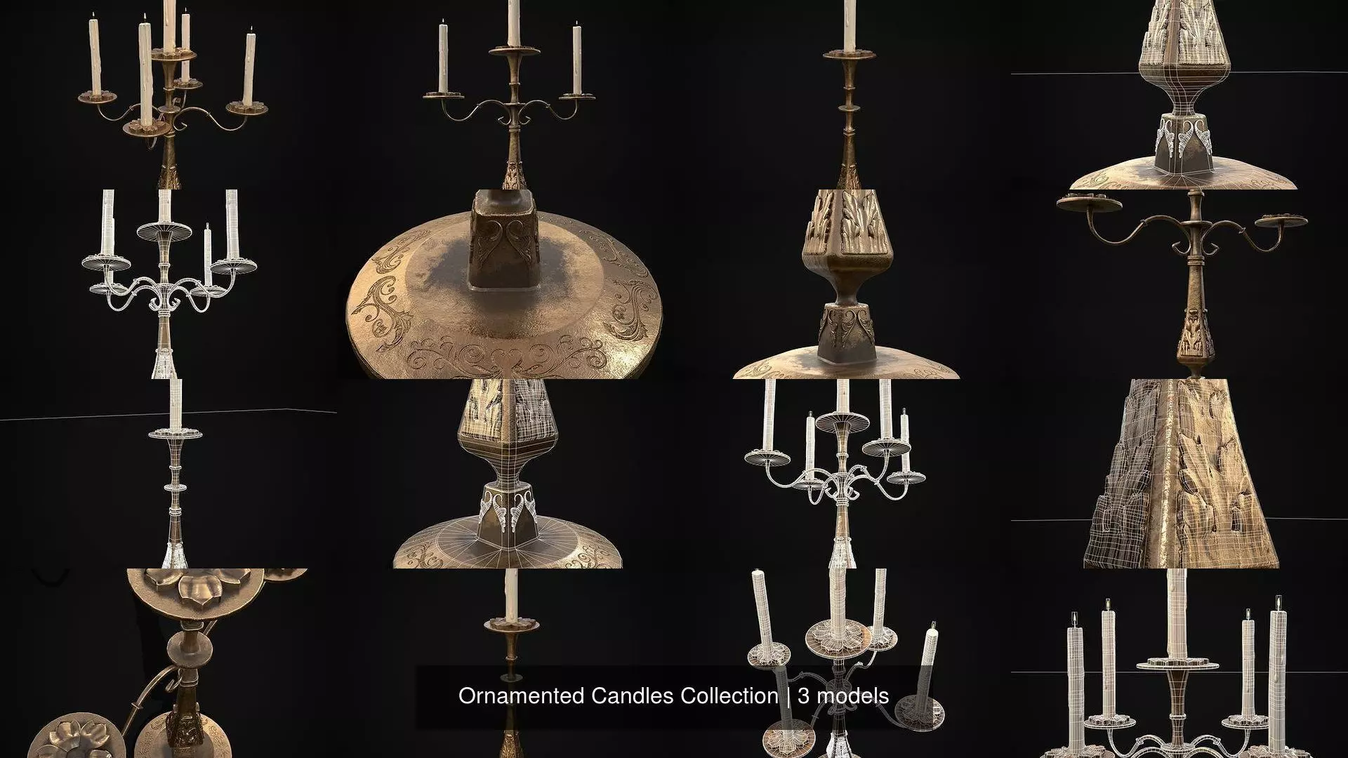 Ornamented Candles Collection _3