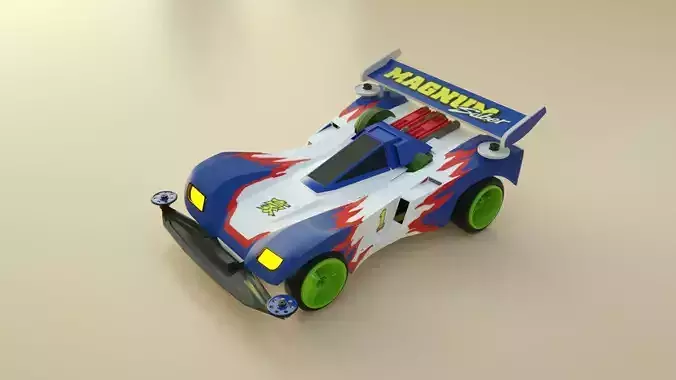 4WD car 3D model