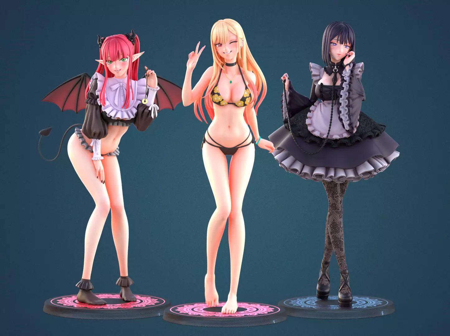 Marin Kitagawa Pack -  Sono Bisque Doll  My Dress Up Darling 3D print model_0