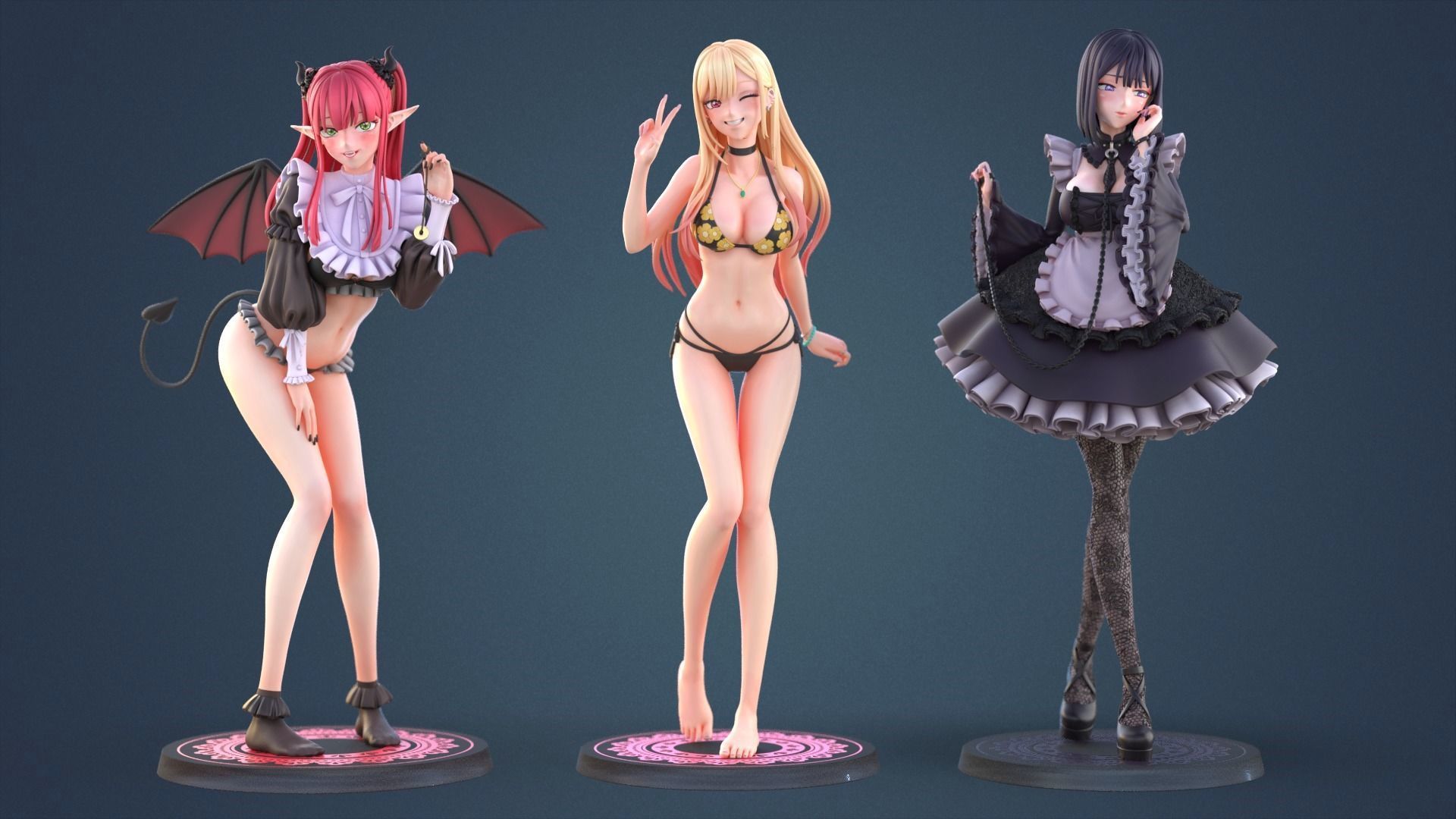 Marin Kitagawa Pack -  Sono Bisque Doll  My Dress Up Darling 3D print model_2