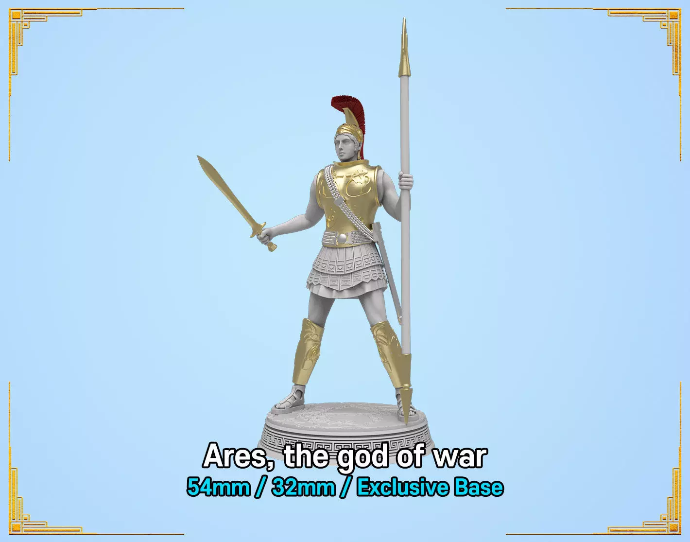 Ares the god of war 3D print model_0